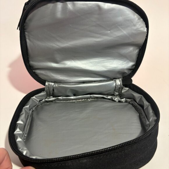 Nike Girl's Pink Dome Lunch Bag Insulated Lunchbox Tote 2 Compartments - Picture 6 of 6